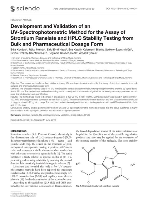 (PDF) Development and Validation of an UV-Spectrophotometric Method for ...