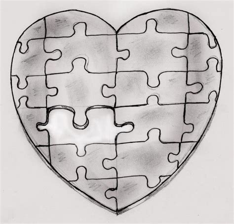 Heart Puzzle Piece Tattoos | Pieces tattoo, Puzzle piece tattoo, Cute ...