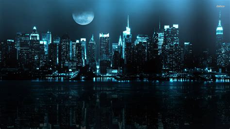 [200+] New York City Night Pictures | Wallpapers.com