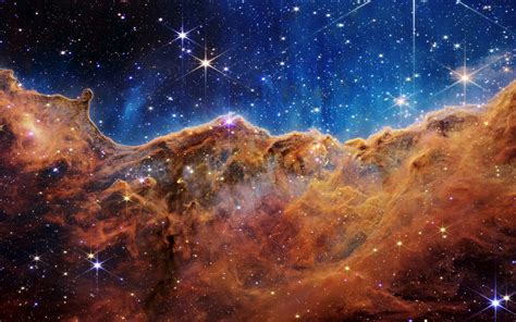 Carina Nebula Wallpaper 4K, Cosmic Cliffs