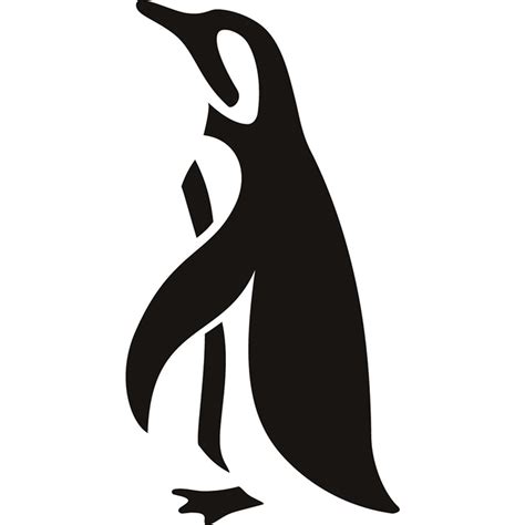 Penguin Simple Silhouette Under the Sea Wall Stickers Bathroom Decor ...