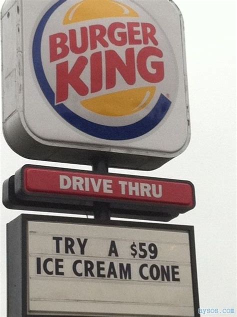 Burger King Ice Cream Cone At $59 - Funny and Sexy Videos and pictures