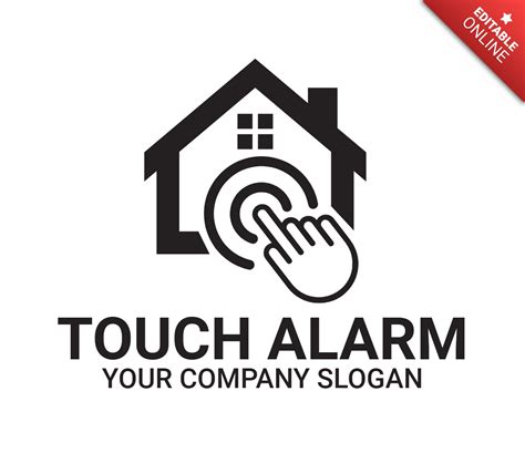 Touch Alarm Logo Design Template | Free Design Template