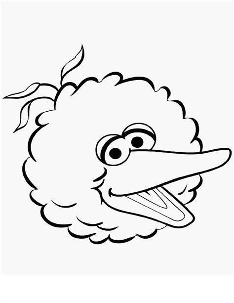 Big Bird Coloring Pages | Educative Printable Bird Coloring Pages ...