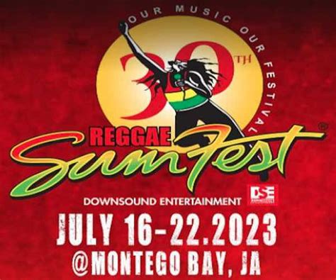 Reggae Sumfest 2023 Celebrates 30 Years Of Jamaican Music, Culture, and ...