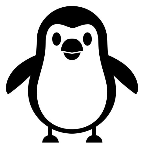 Penguin Silhouette Clip Art at GetDrawings | Free download