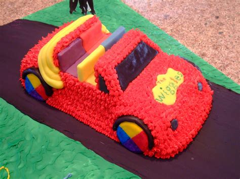 Wiggles Big Red Car Cake - CakeCentral.com