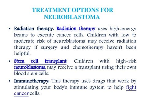 Neuroblastoma: Patient info on symptoms, diagnosis and treatment opti…