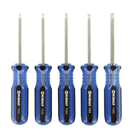 Kobalt 5-Piece Set Torx Multi-Bit Screwdriver Set at Lowes.com