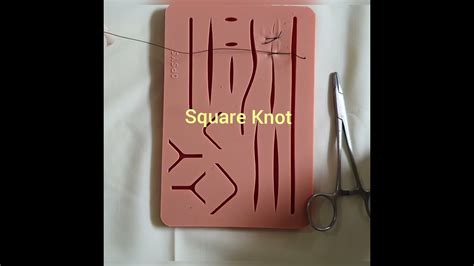 SQUARE KNOT Vs SURGEON'S KNOT - YouTube