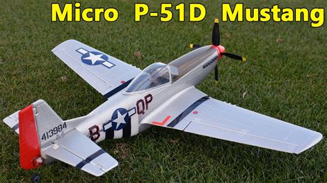 P-51D Ultra Micro Mustang RC Airplane Review - YouTube