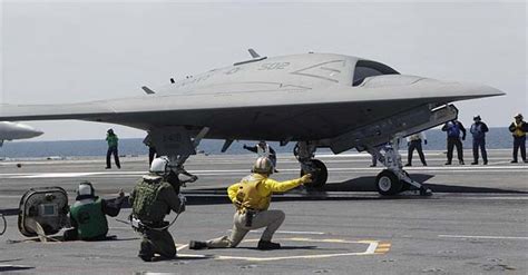 US Navy launches stealth drone X-47B, makes aviation history