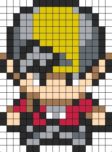 Pokemon Trainer Pixel Art Grid - Pixel Art Grid Gallery