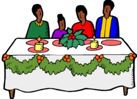 Christmas dinner clipart – Clipartix