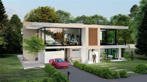 3D Modern House 3D model | CGTrader