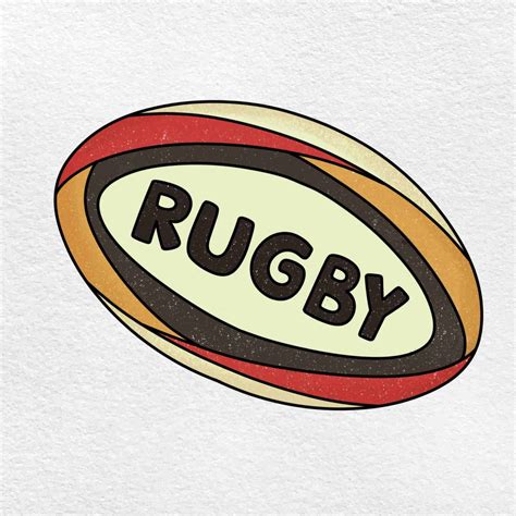 How to Draw a Rugby Ball - HelloArtsy