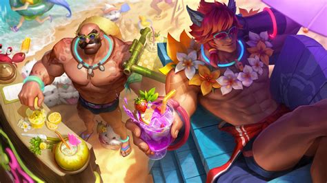 Pool Party Braum and Sett, updated Dr. Mundo skins hit the Rift in ...