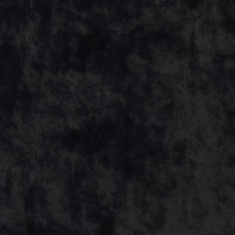 Black Plain Solid Microfiber Upholstery Fabric