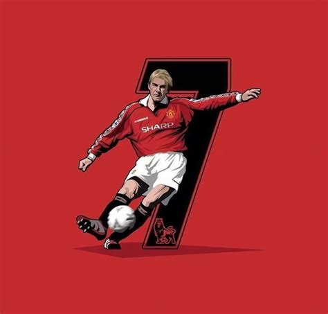 David Beckham Manchester United N°7 | David beckham manchester united ...