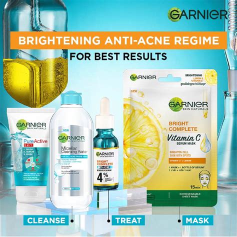 GARNIER, Anti-Acne Serum (With 4% Vitamin C + Salicylic + Niacinamide ...