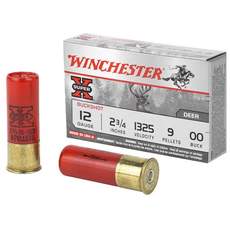 Winchester Super-X 12 Gauge 00 Buckshot Shotgun Ammuntion - City Arsenal