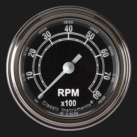 Classic Instruments Store / Traditional 2 1/8" Tachometer