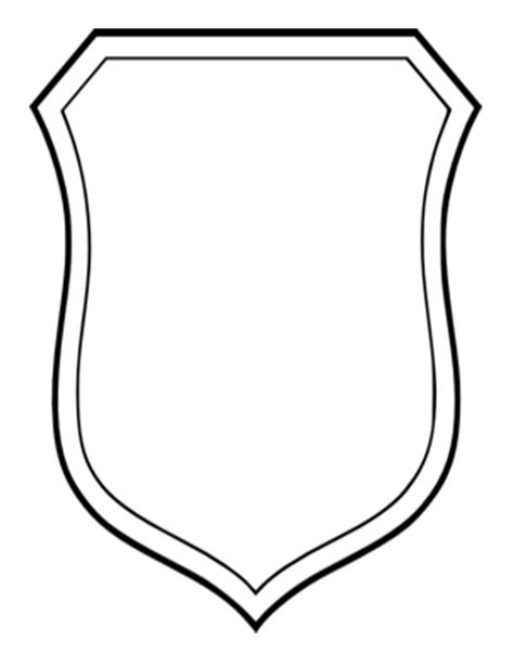 Blank Shield Template Printable | Family crest template, Shield ...