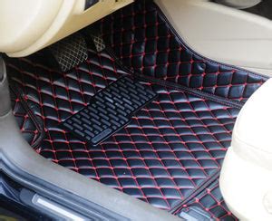 Premium Diamond Stitched Leather Floor Mats – Mustang Hunters