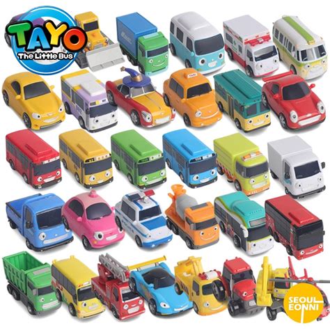 [Tayo] Little Bus Tayo and Friends Play Mini Car 32 Types Set / Tayo ...