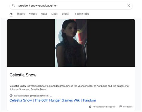 What is Snow's granddaughter's name in "The Hunger Games"? - Science ...