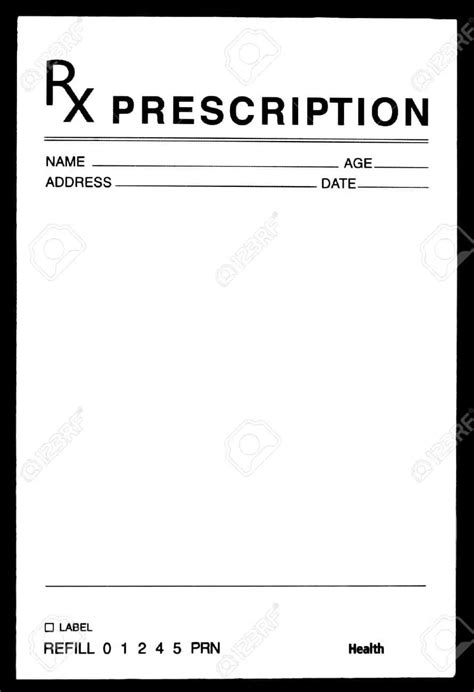 Free Editable Prescription Template Pdf