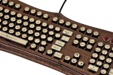 The Diviner Keyboard Datamancer Wooden Steampunk Typewriter - Etsy Norway