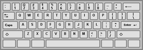 Letras Dibujo Teclado Para Imprimir - Teclado De Computador Para ...