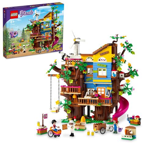 LEGO Friends Friendship Tree House 41703 Building Toy Set for Kids ...