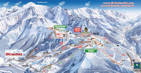 Les Houches Piste Map / Trail Map