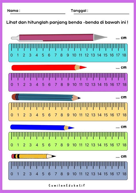 Measuring length interactive exercise – Artofit