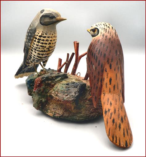 FOLK CARVING – BIRDS – American Antiques