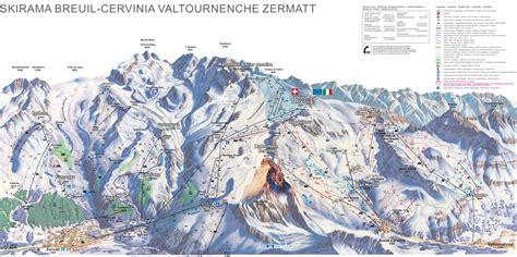 Cervinia Piste Map - Free downloadable piste maps