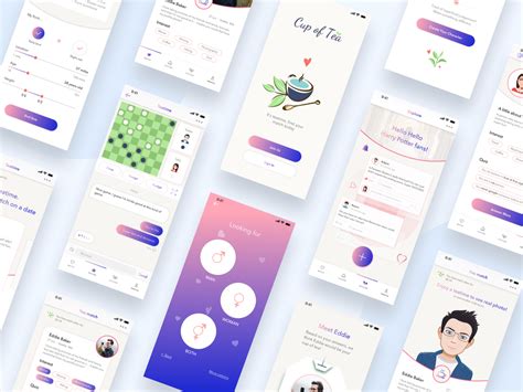 A "serious" dating app by Kelsey Luo on Dribbble