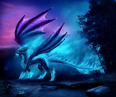 Blue Fire by Selianth on DeviantArt | Fantasy dragon, Dragon artwork ...