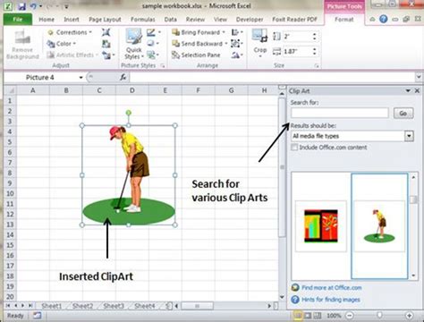 Adding Graphics in Excel