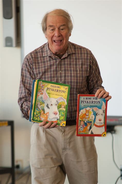 Steven Kellogg tells students how he created his Pinkerton books ...