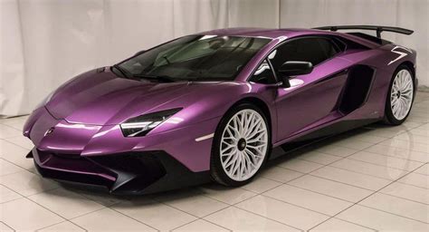 Purple Lamborghini Aventador SV Perfect For The Refined Millionaire ...