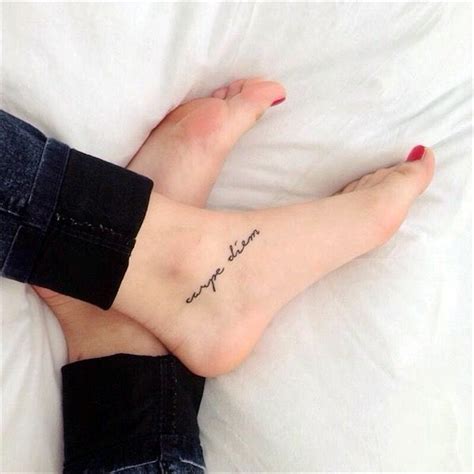 40 Cute and Tiny Ankle Tattoo Designs For 2016 - Bored Art