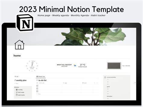 2023 Notion Template Notion Dashboard 2023 Digital Planner - Etsy Nederland