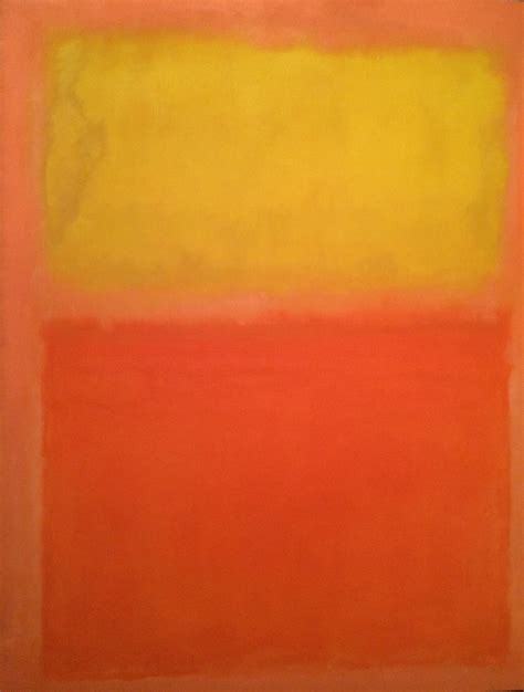 Orange and Yellow by Mark Rothko | Rothko, Mark rothko, Motherwell