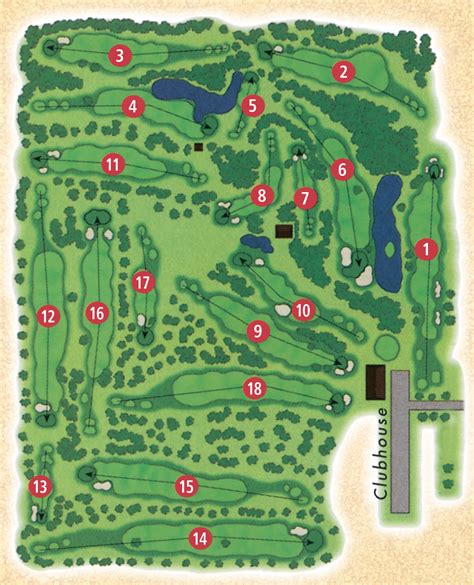 Grand Centre Golf and Country Club - Course Map