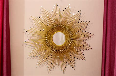 SUNBURST MIRROR WALL DECOR