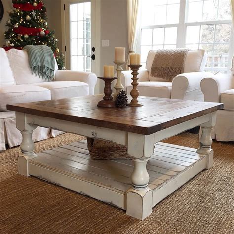 10+ Rustic Coffee Table Decor – DECOOMO