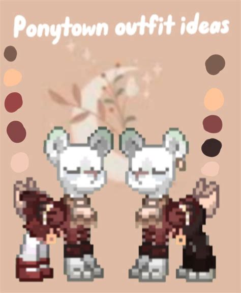 Ponytown outfit ideas made by me в 2022 г | Милые рисунки, Рисунки, Пони